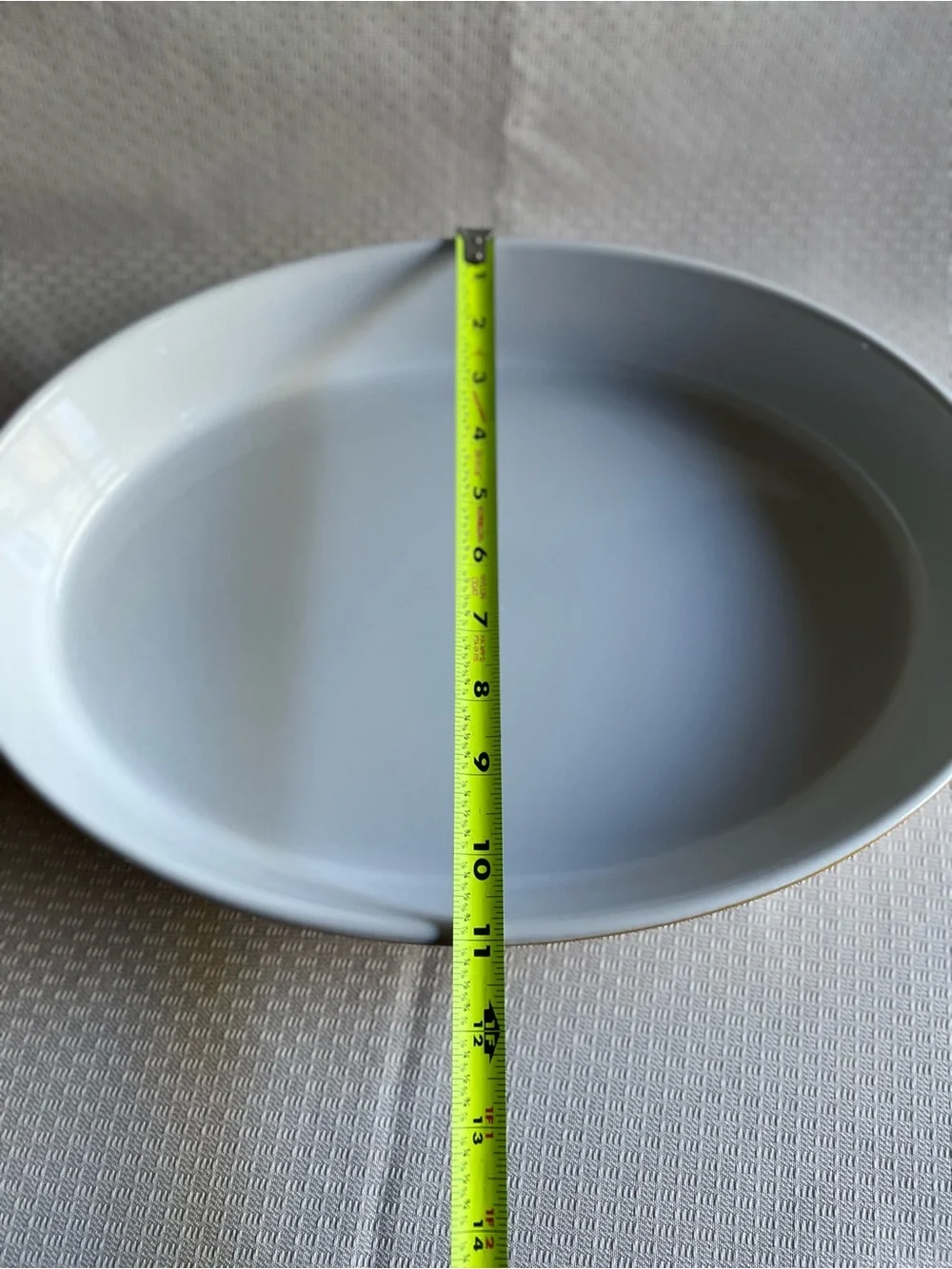 IKEA Yellow Ceramic Oval Baking Dish New